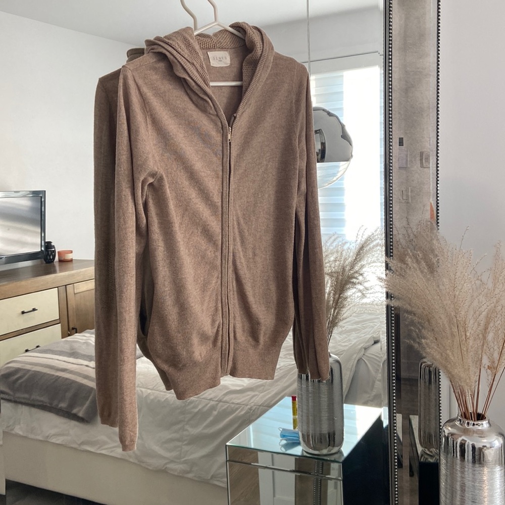 cashmere wool cozy hoodie